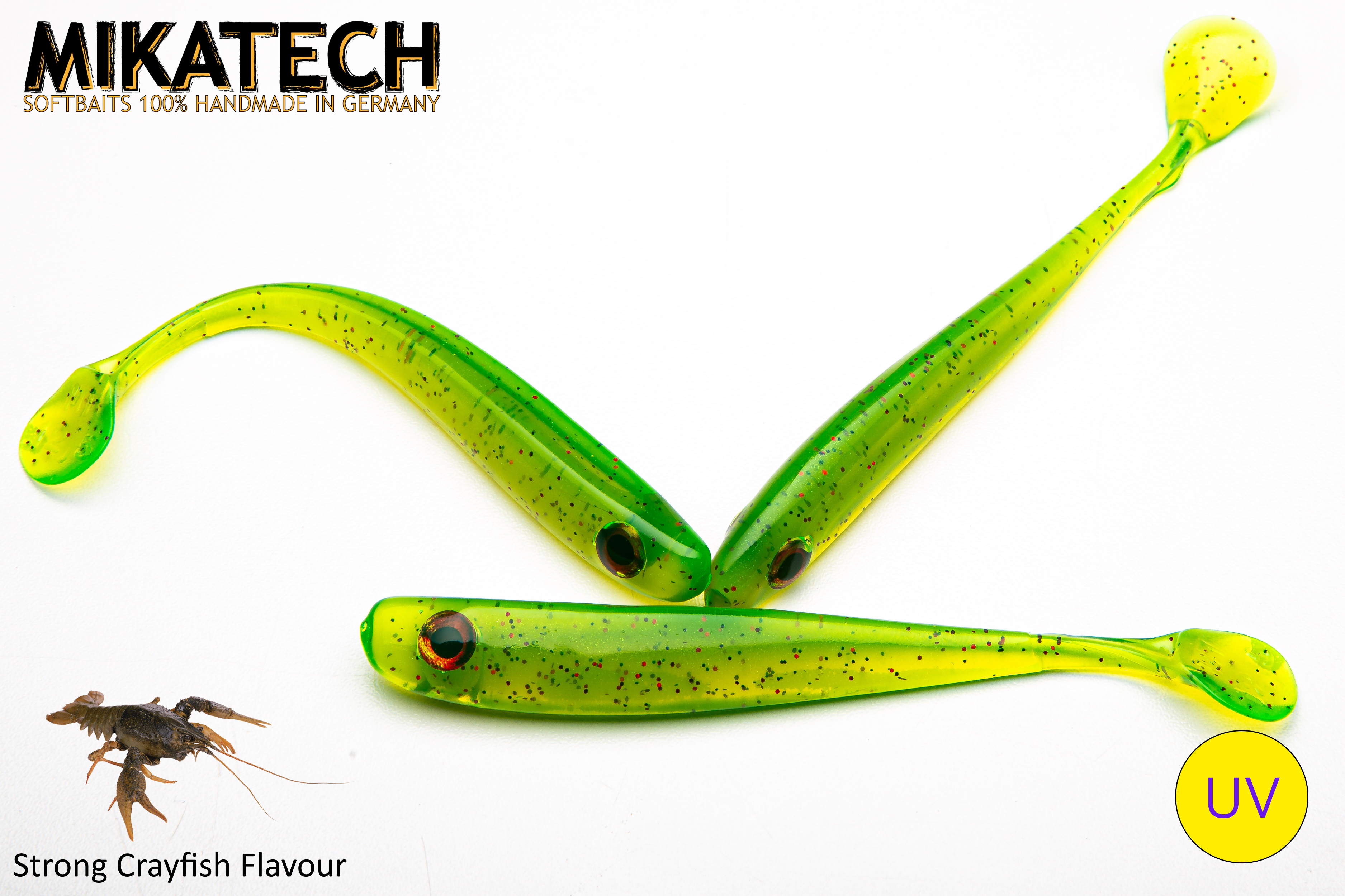 MIKATECH Real Shad 12,5 cm Tschernobyl UV MIKATECH Real Shad 12,5 cm Tschernobyl UV