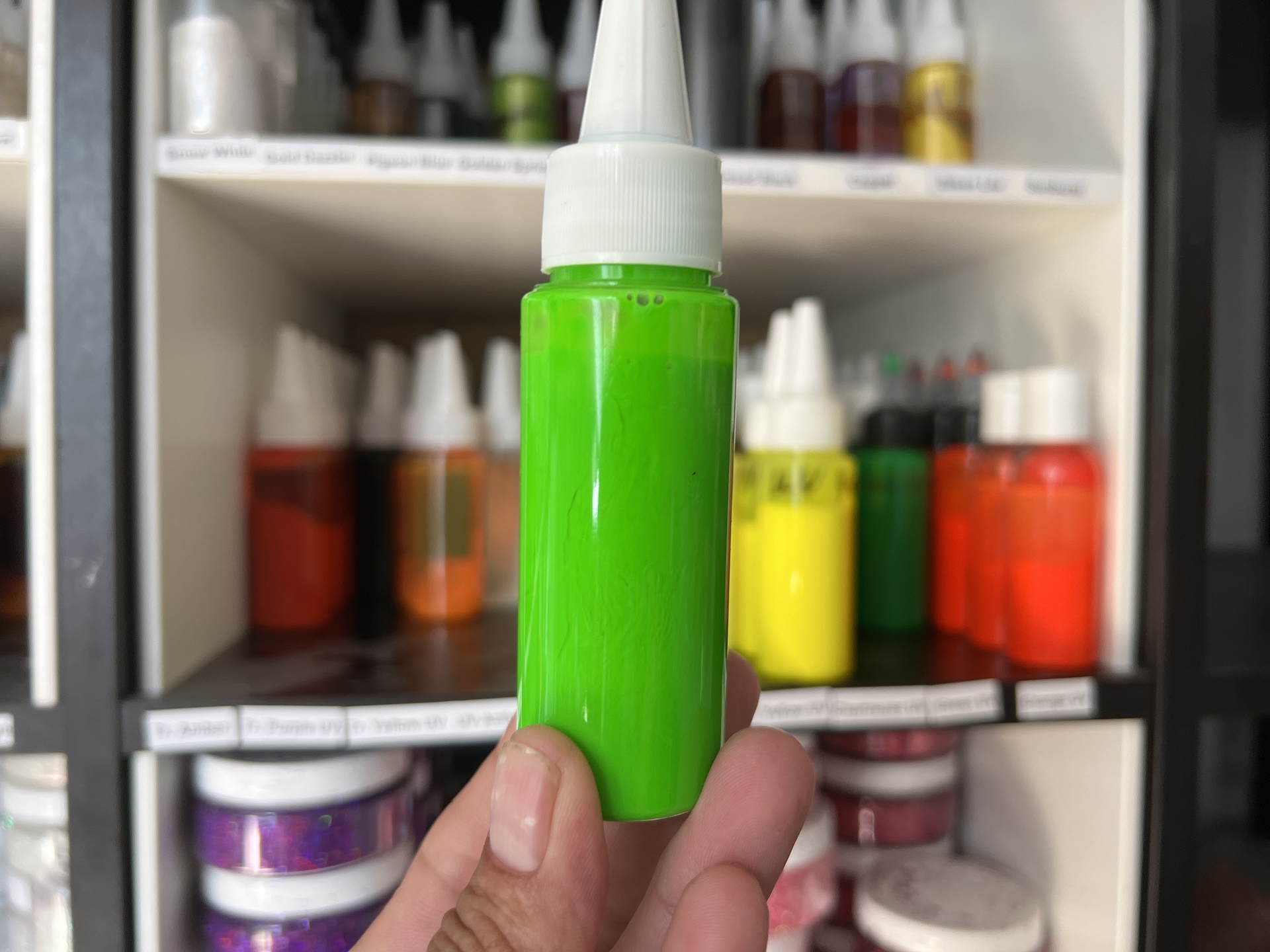 SABOFLEX UV Fluo Chartreuse Plastisolfarbe 50g