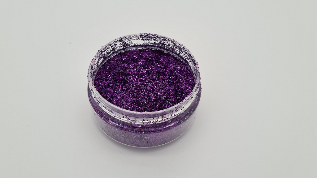 Irisierend-Lila-0-6mm MIKATECH Glitter 0,6mm Irisierend Lila 100ml