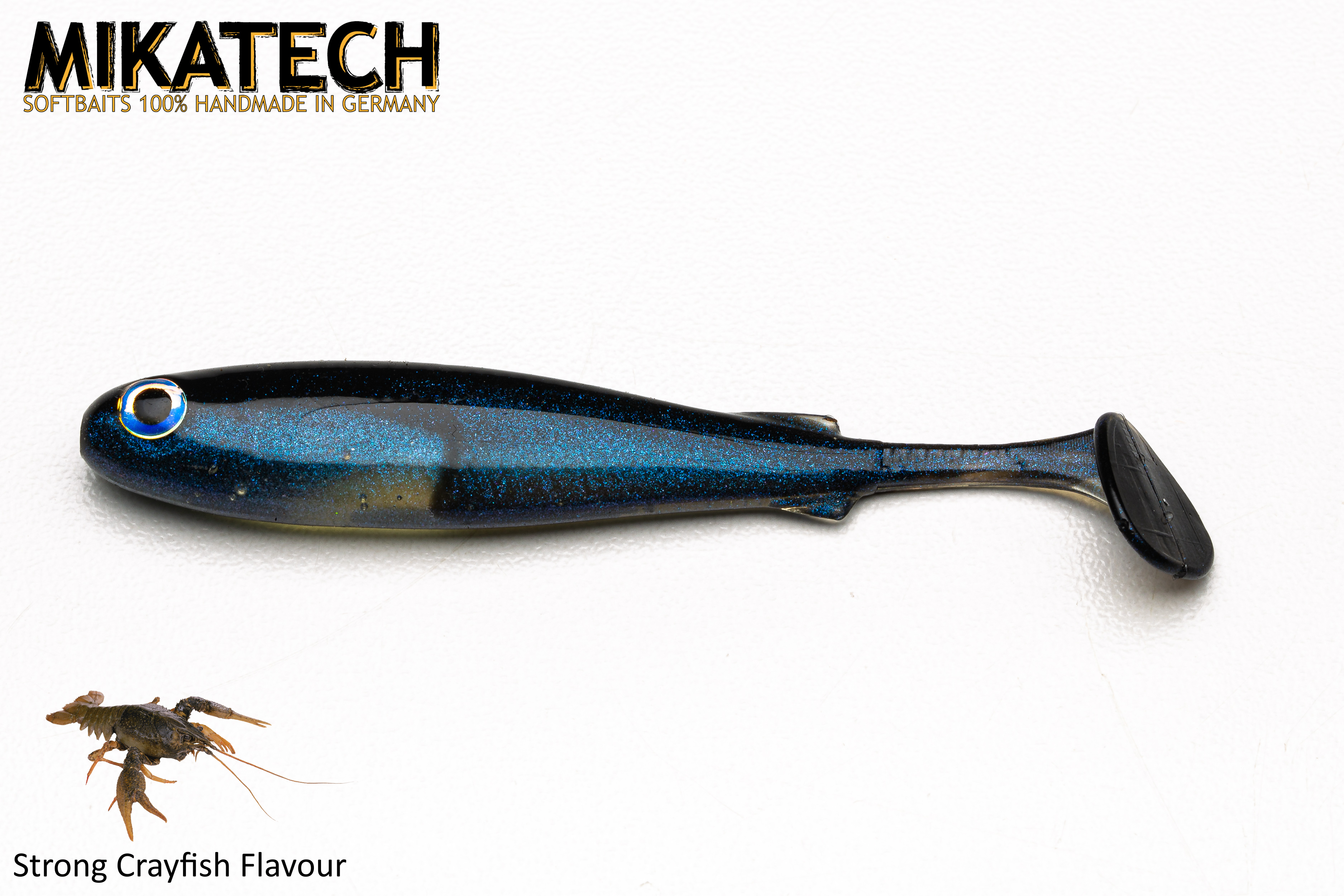 MIKATECH Barschfutter 7,5 cm Black Shiner