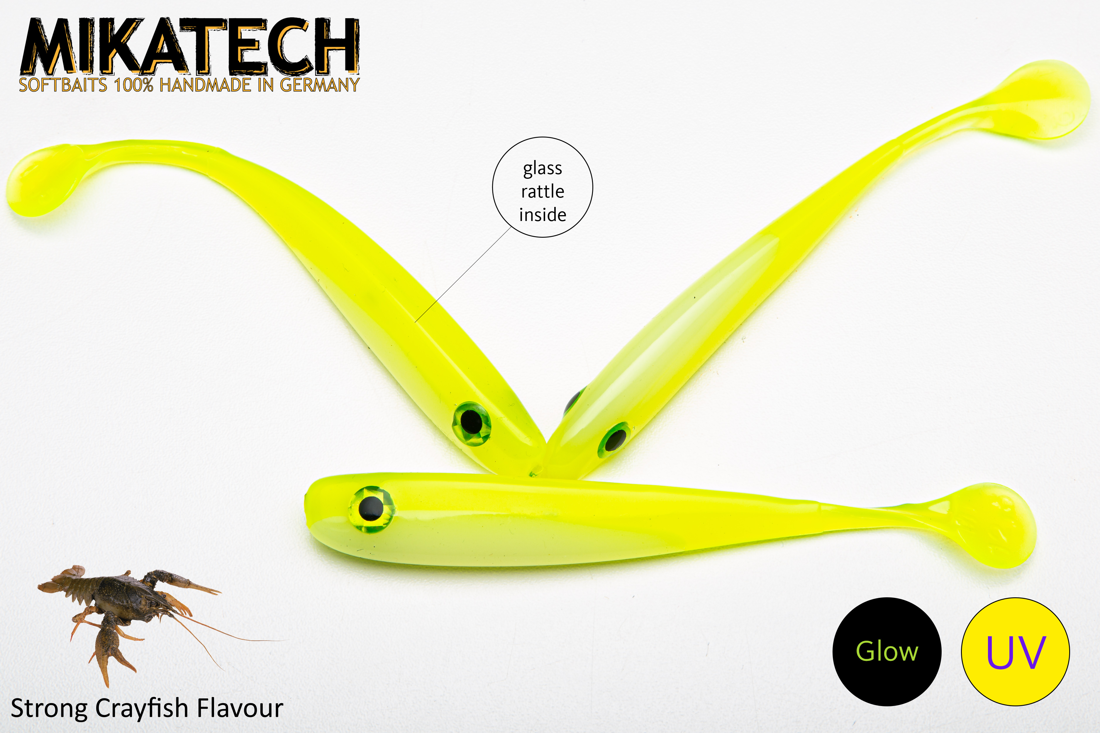 MIKATECH Real Shad 12,5 cm Taschenlampe Glow UV MIKATECH Real Shad 12,5 cm Taschenlampe Glow UV