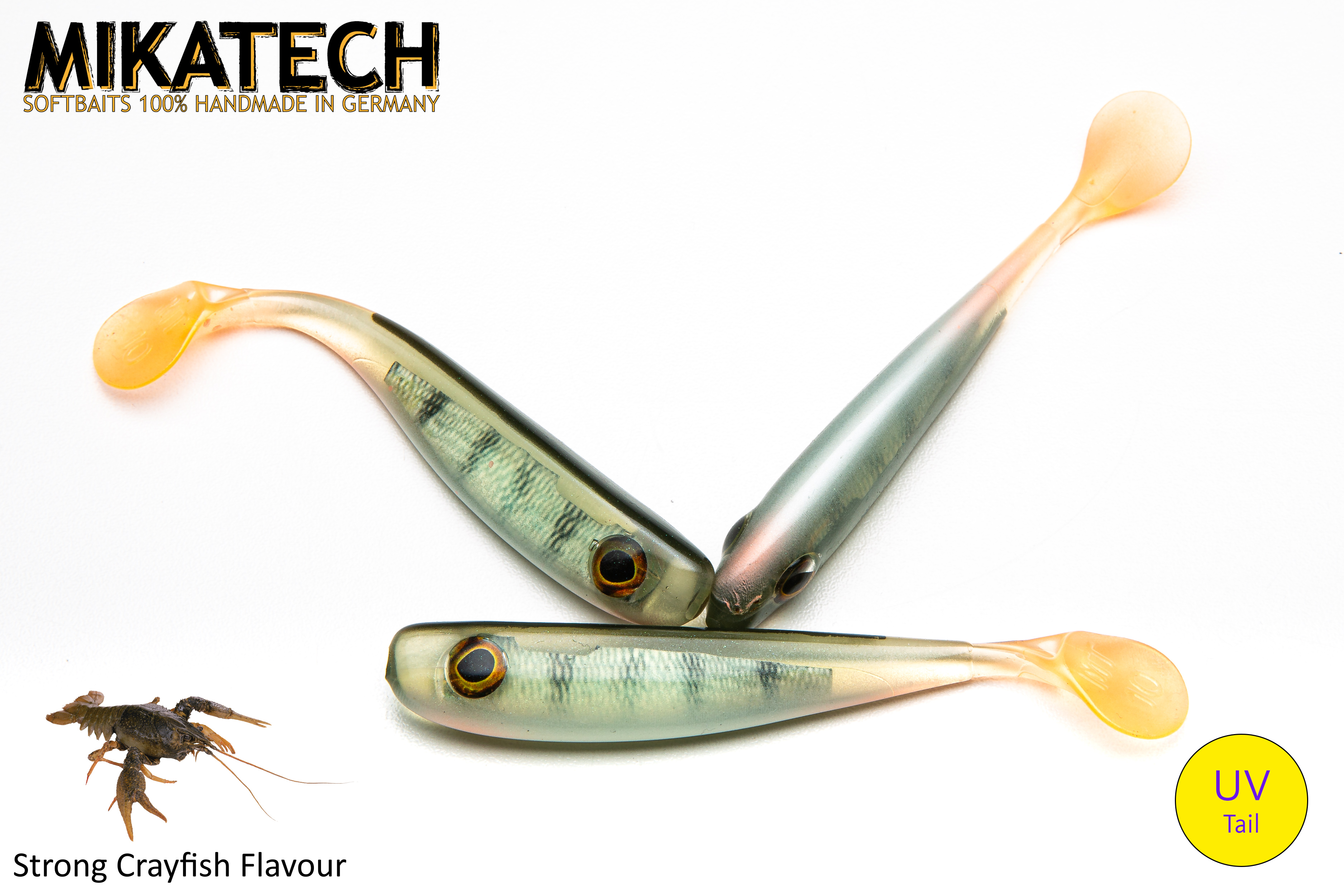 MIKATECH Real Shad 10 cm Barsch Folie UV