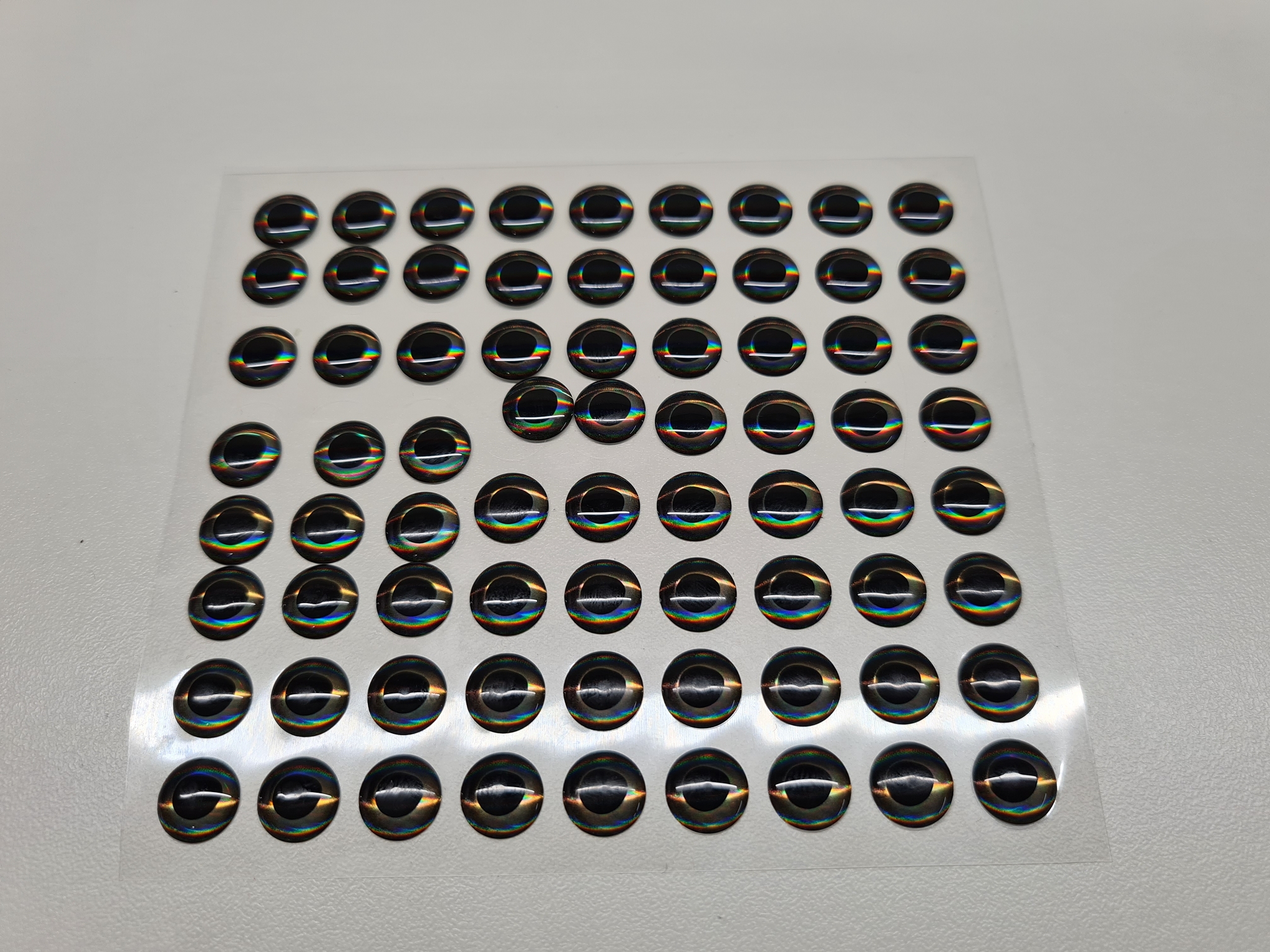 k-20200917_221404 MIKATECH Epoxy 3D Augen 10mm Natural Black 144er Karte