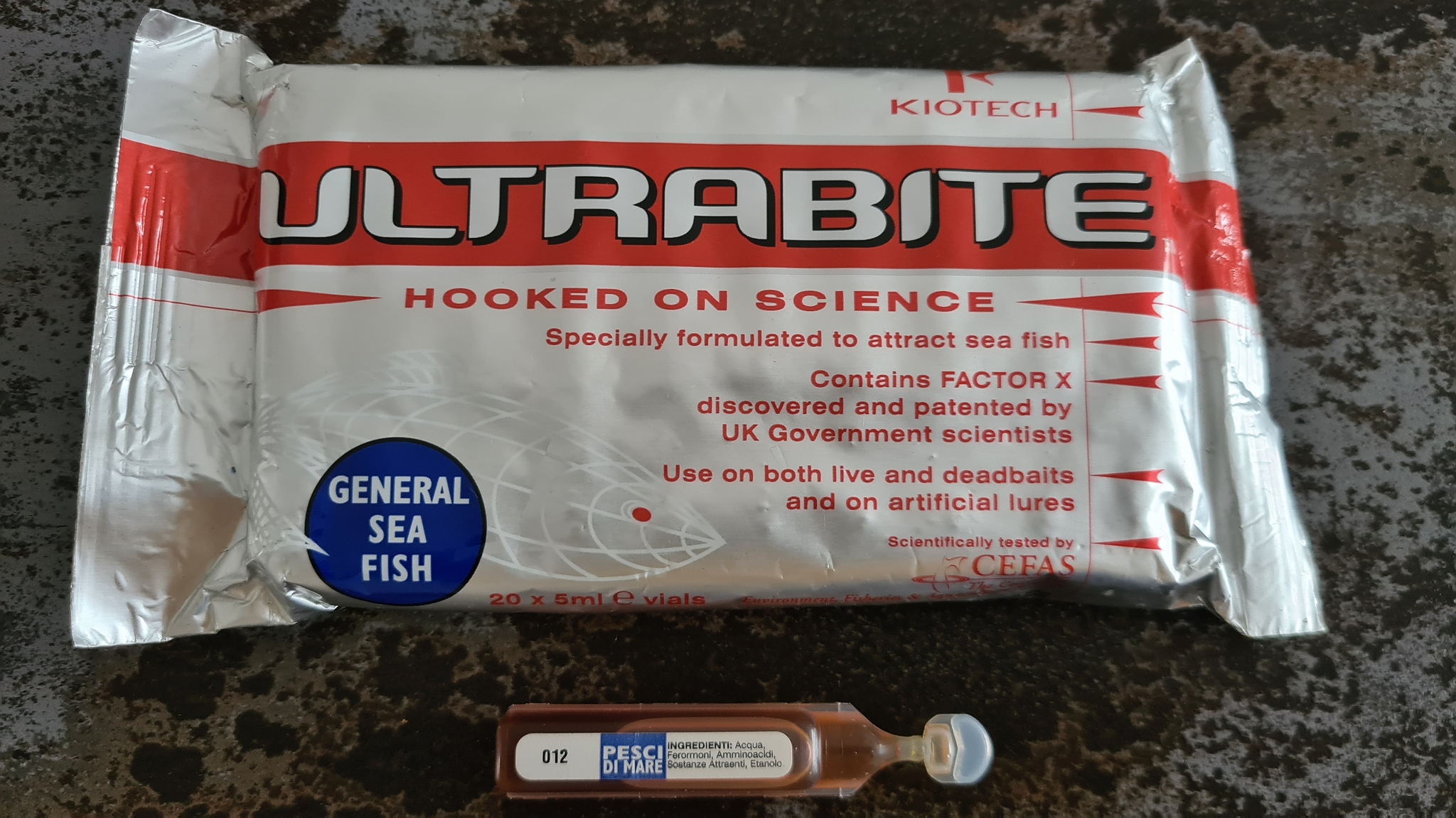 KIOTECH-Ultrabite-General-Seafish KIOTECH Ultrabite 5ml Tube Flavour Aroma auf Aminobasis General Seafish