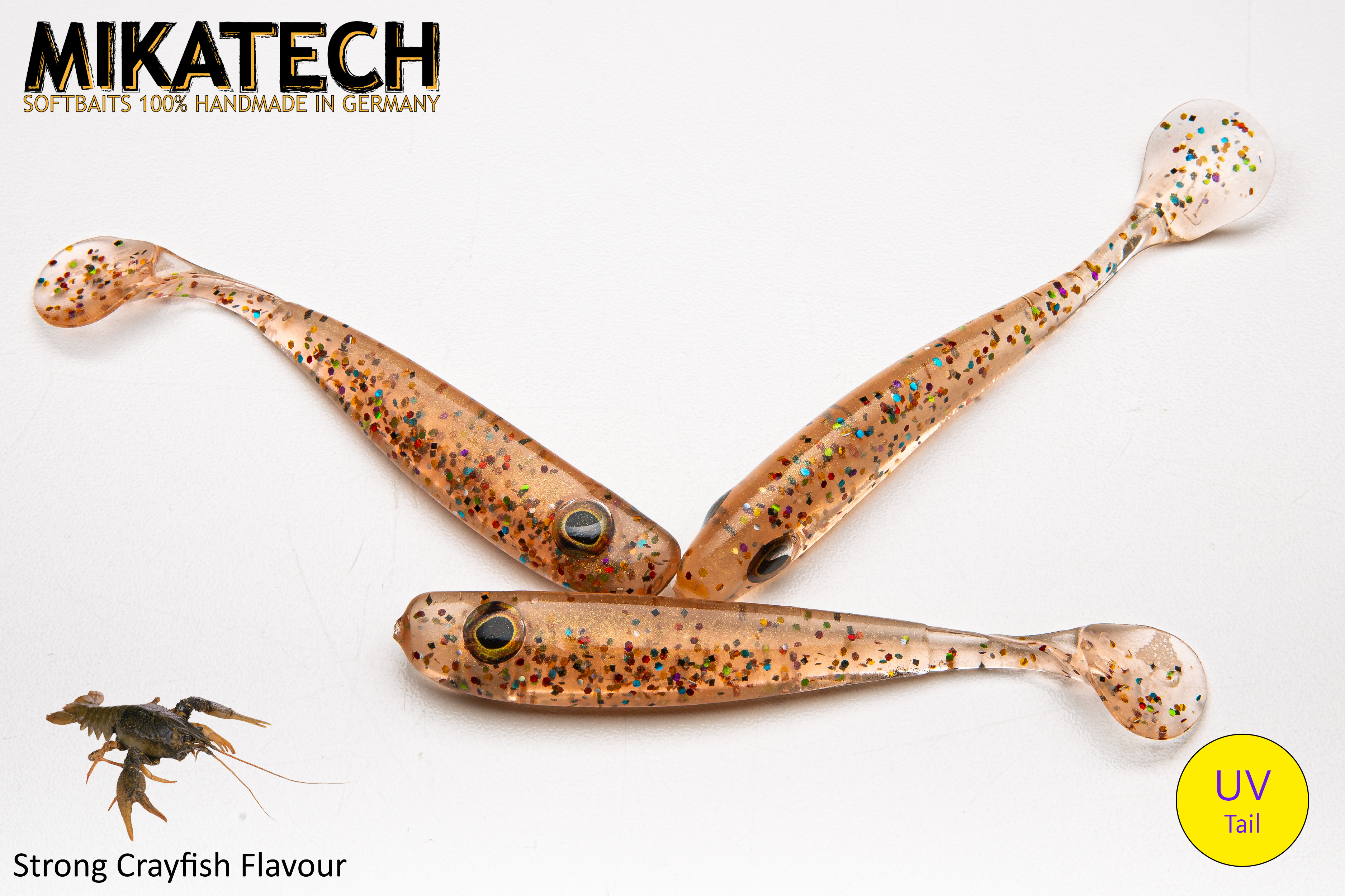 MIKATECH Real Shad 10 cm Golden Nuggets Limited