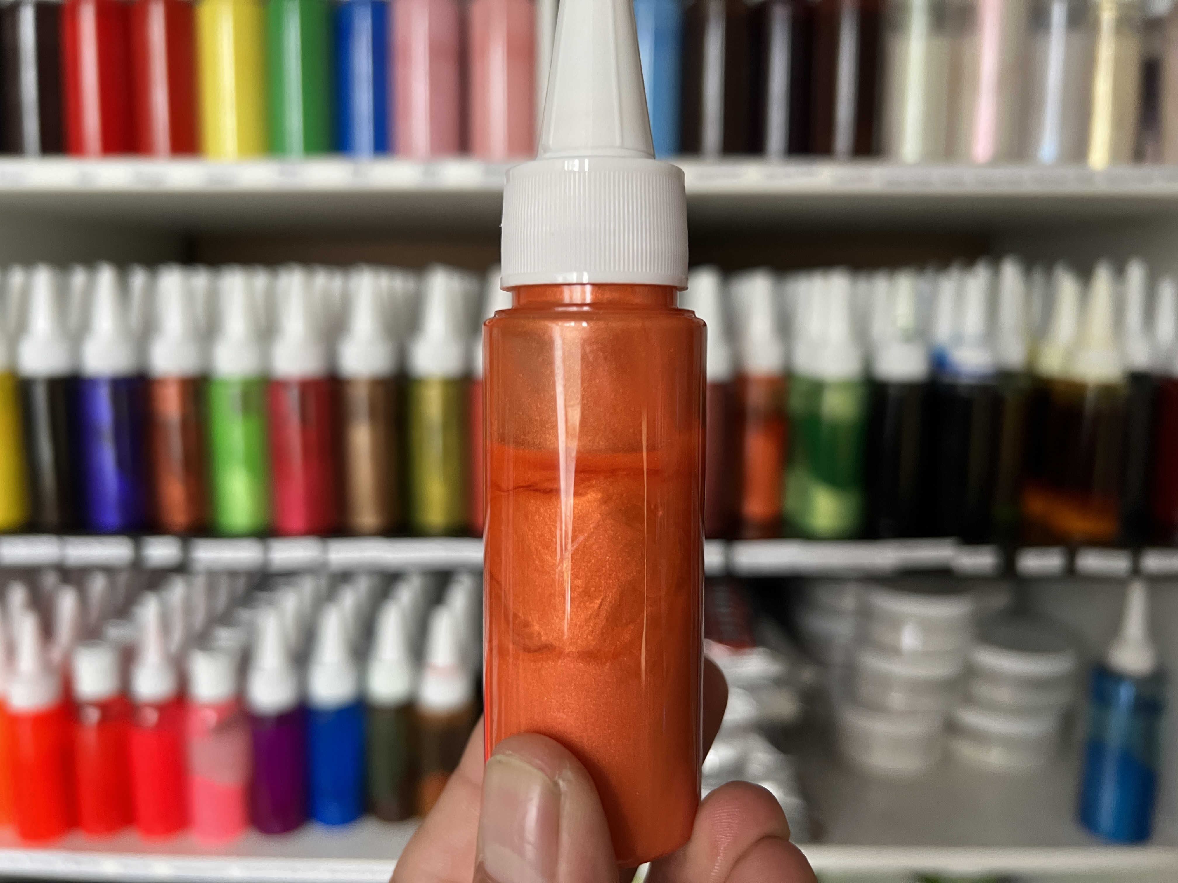 Metallic-Bright-Orange SABOFLEX Metallic Bright Orange Plastisolfarbe 50g