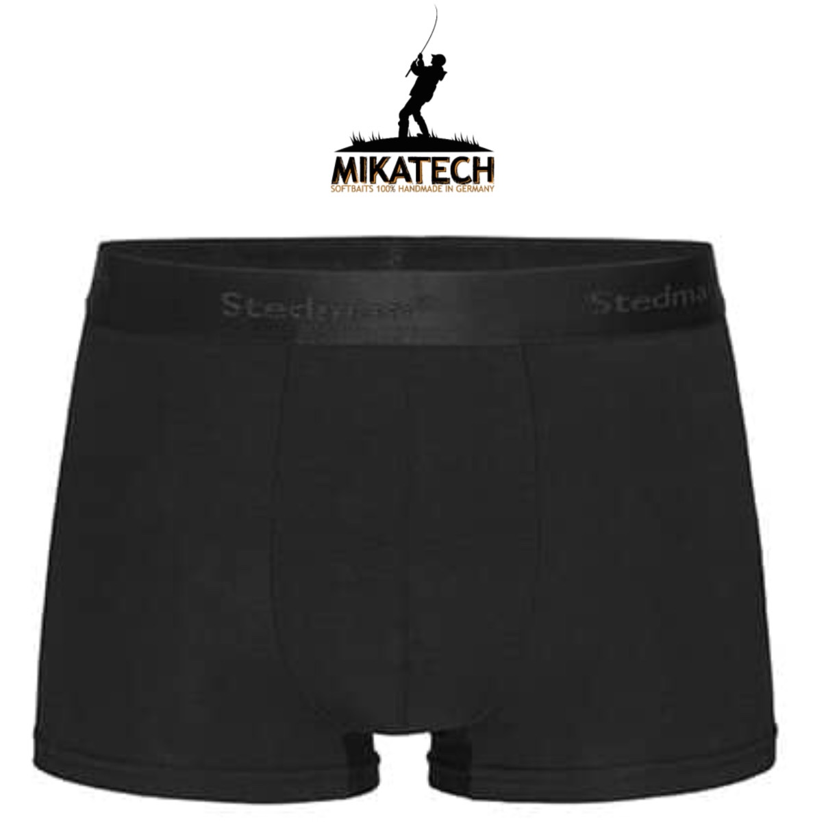 MIKATECH Tigerwäsche enge Boxer mit Bündchen Schwarz