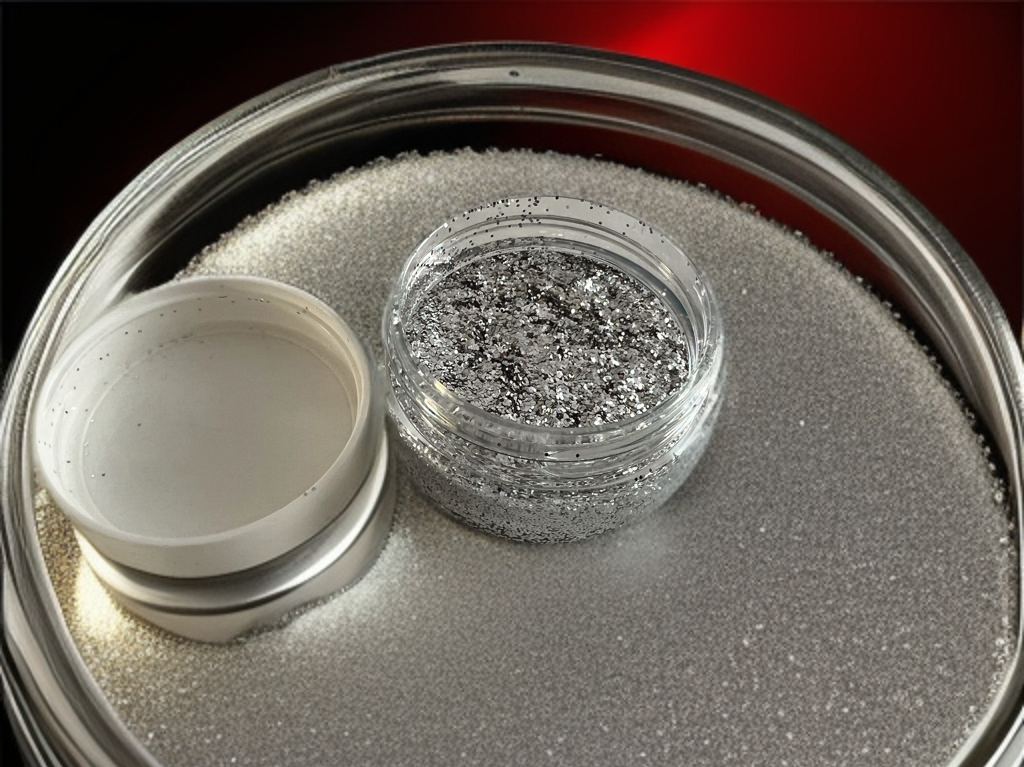 MIKATECH 0,4mm Glitter silber MIKATECH 0,4mm Glitter silber