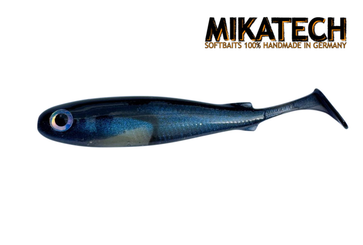 MIKATECH Barschfutter 7,5 cm Black Shiner