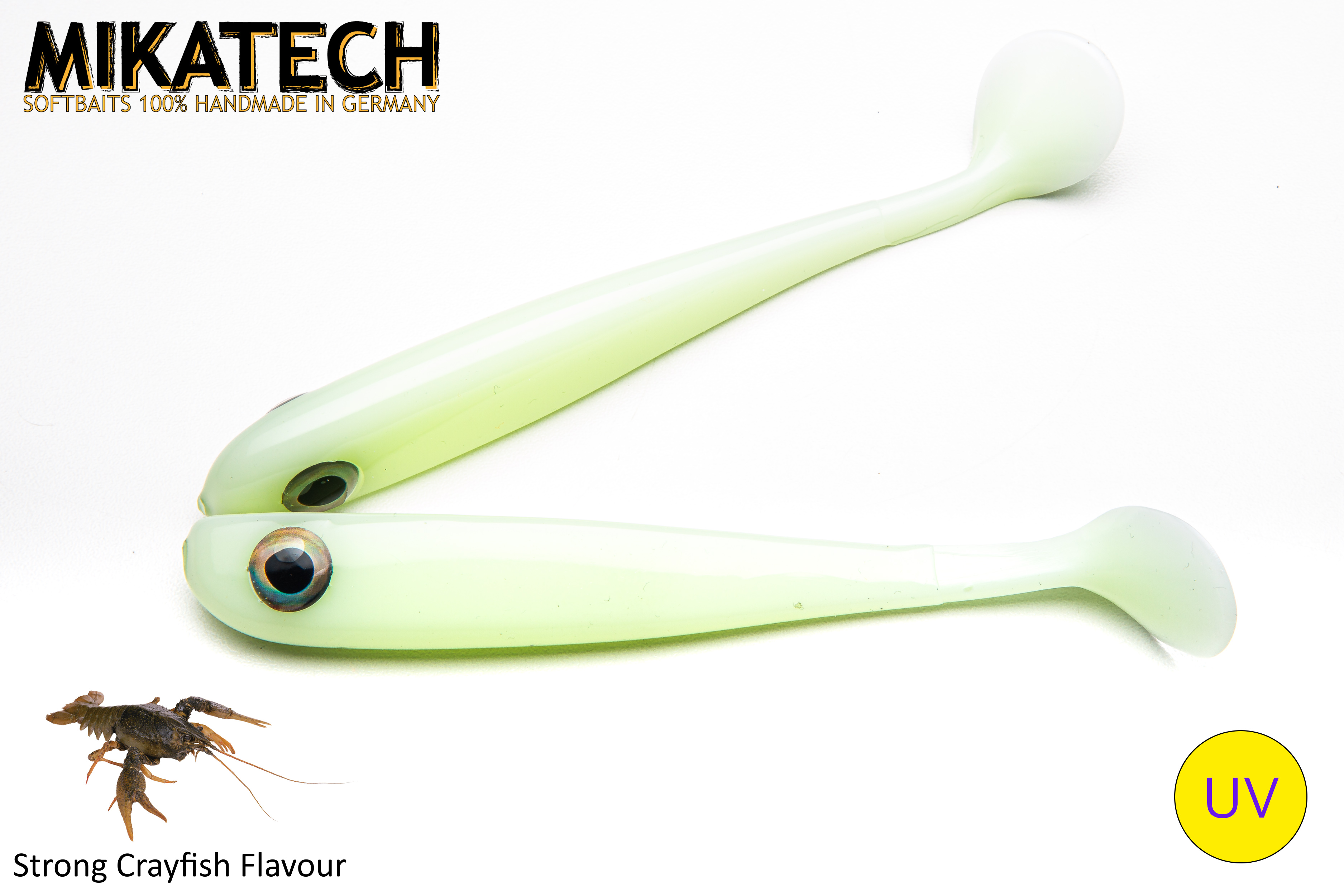 MIKATECH Real Shad 15 cm Hot Olive UV