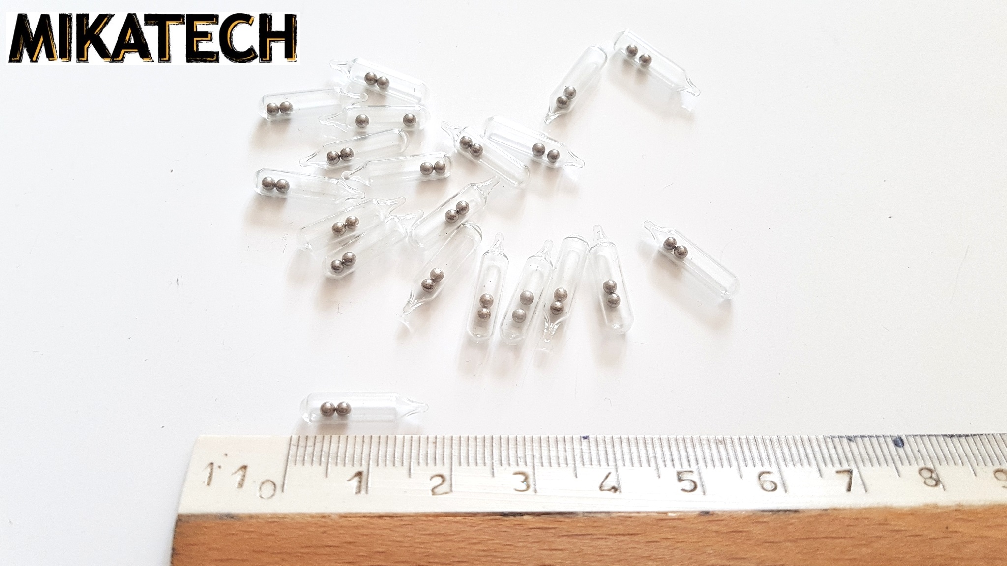 Glasrassel-4mm MIKATECH Glasrasseln 4mm 20 Stück