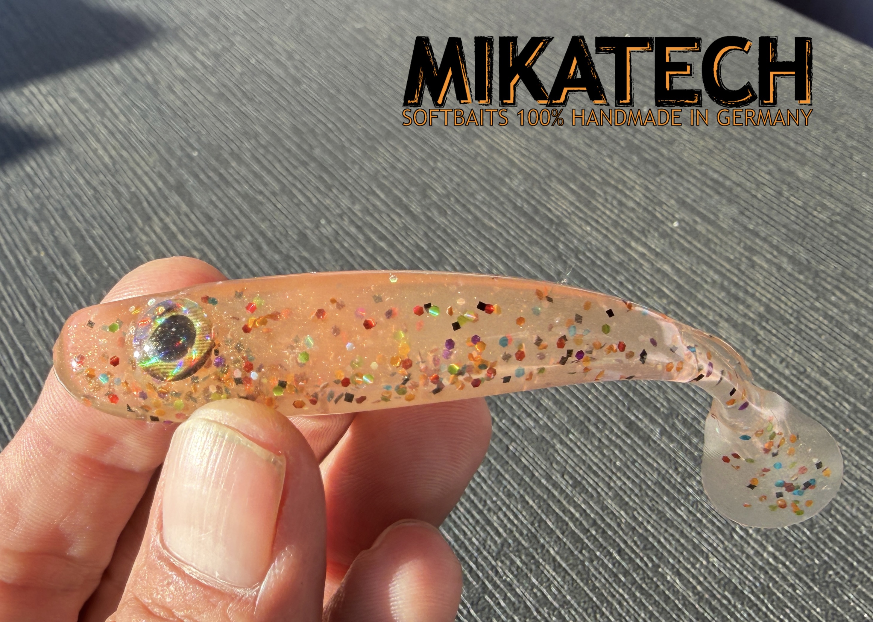 MIKATECH Real Shad 10 cm Golden Nuggets Limited