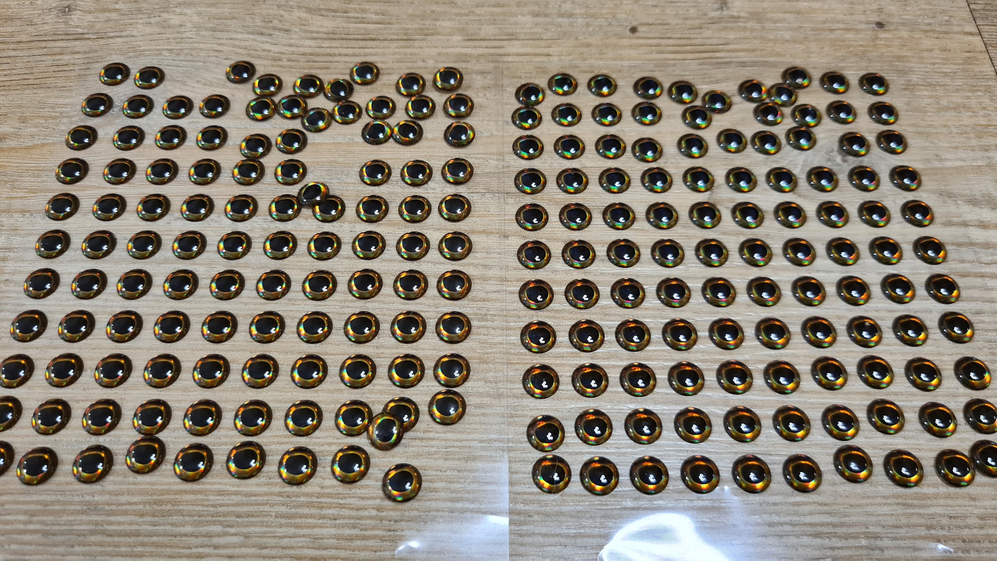 8mm-Natural-Goldq8R1810ec76AN MIKATECH Epoxy 3D Augen 8mm Natural Gold 220er Karte