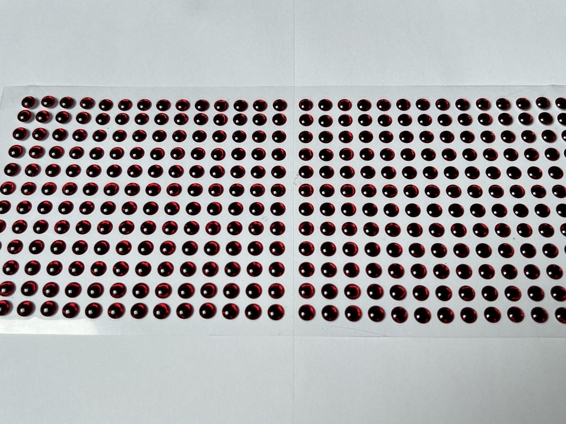 MIKATECH Epoxy 3D Augen 6mm Prism Red 336er Karte MIKATECH Epoxy 3D Augen 6mm Prism Red 336er Karte