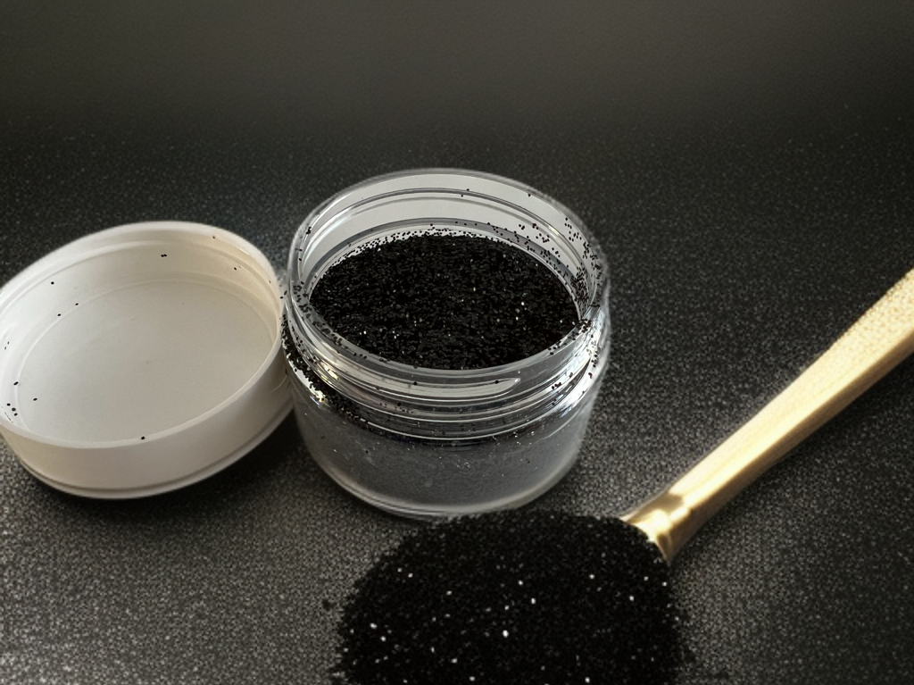 MIKATECH 0,4mm Glitter schwarz MIKATECH 0,4mm Glitter schwarz