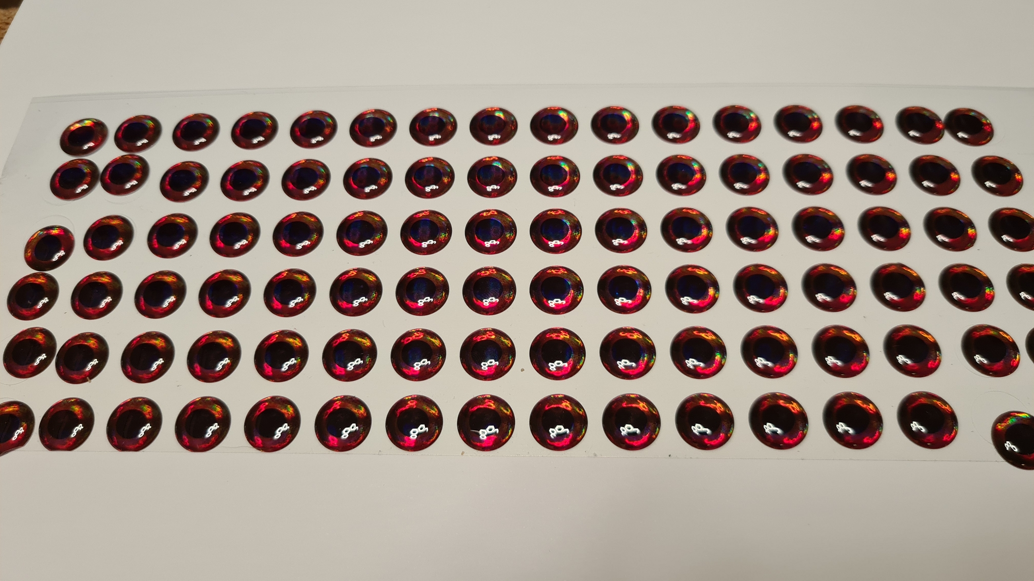 MIKATECH-Soft-3D-Augen-12-5mm-Natural-Red-90er-Karte MIKATECH Epoxy 3D Augen 12,5mm Natural Red Karte 90 Stück