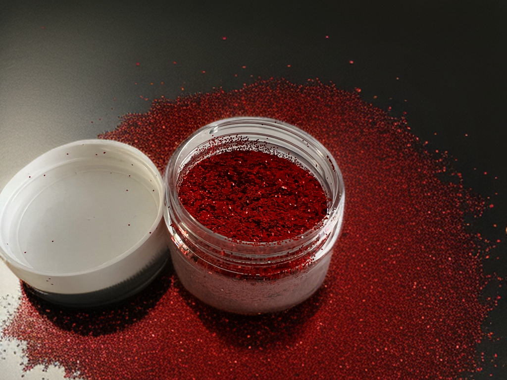 MIKATECH 0,4mm Glitter rot MIKATECH 0,4mm Glitter rot