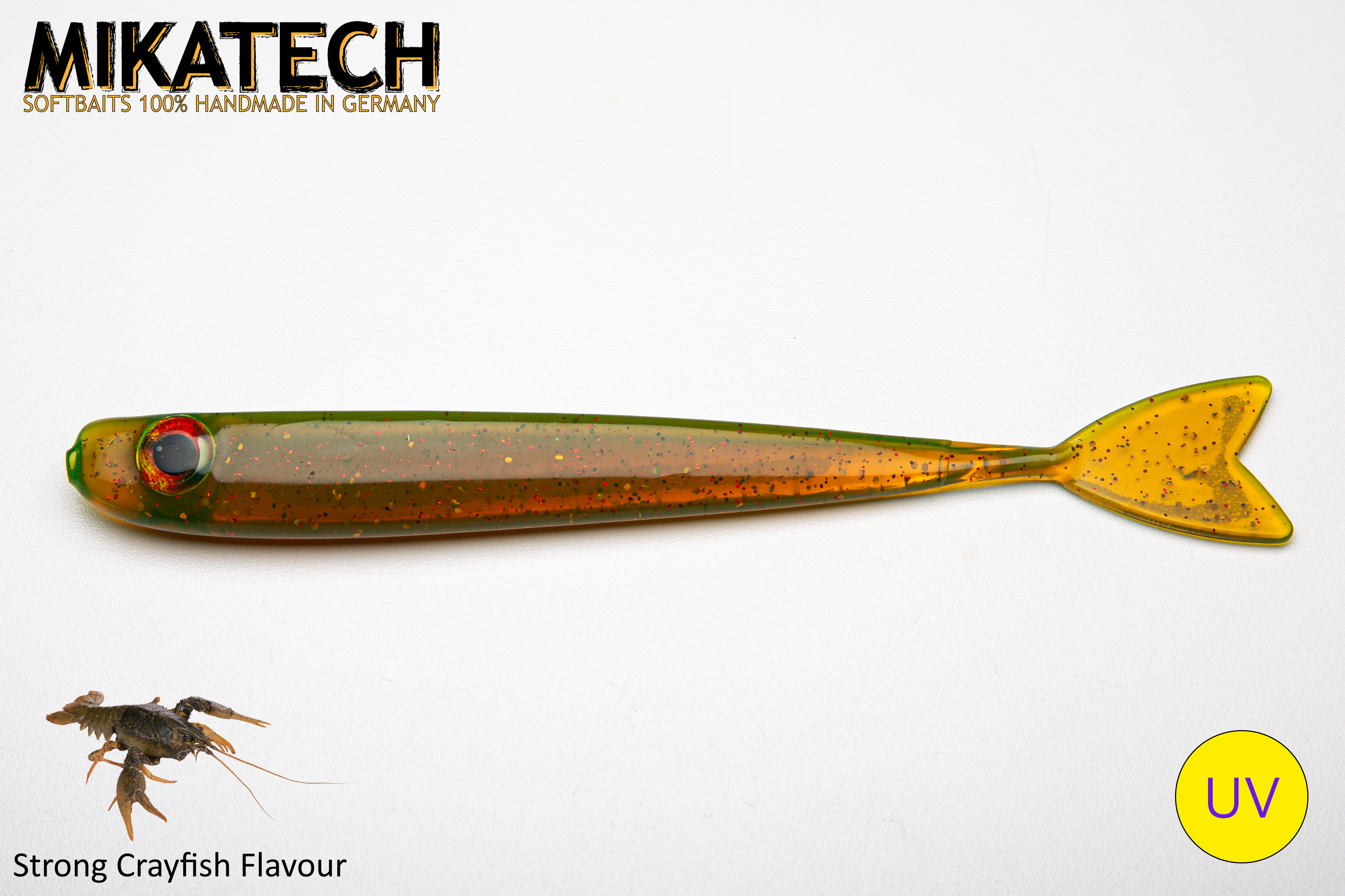 MIKATECH Real V-Shad 18 cm Tschernobyl UV MIKATECH Real V-Shad 18 cm Tschernobyl UV