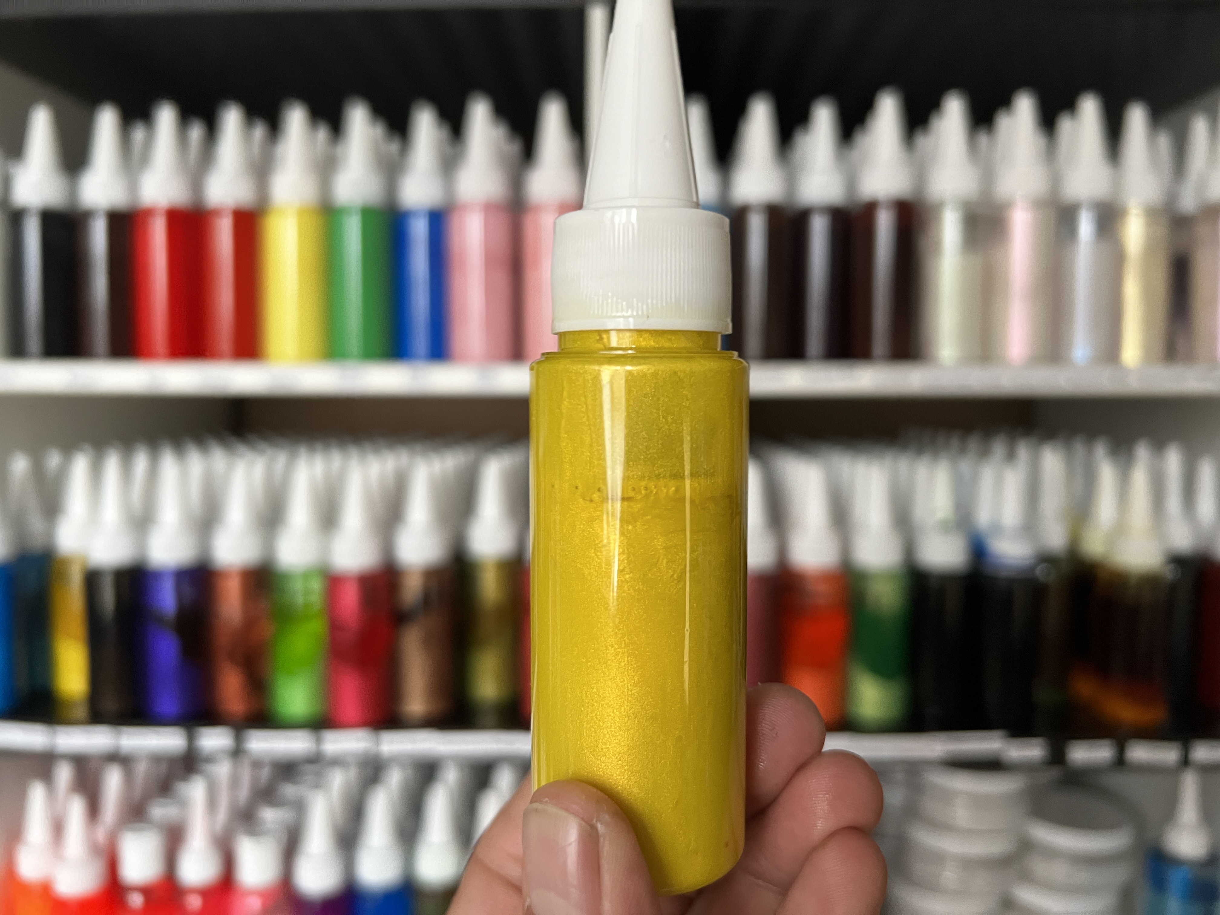 Metallic-Shiny-YellowWJKbObqVtpaZ8 SABOFLEX Metallic Shiny Yellow Plastisolfarbe 50g